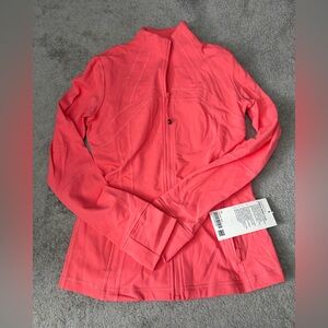 NWT Lululemon Luon Define Jacket Size 10 in Raspberry Cream